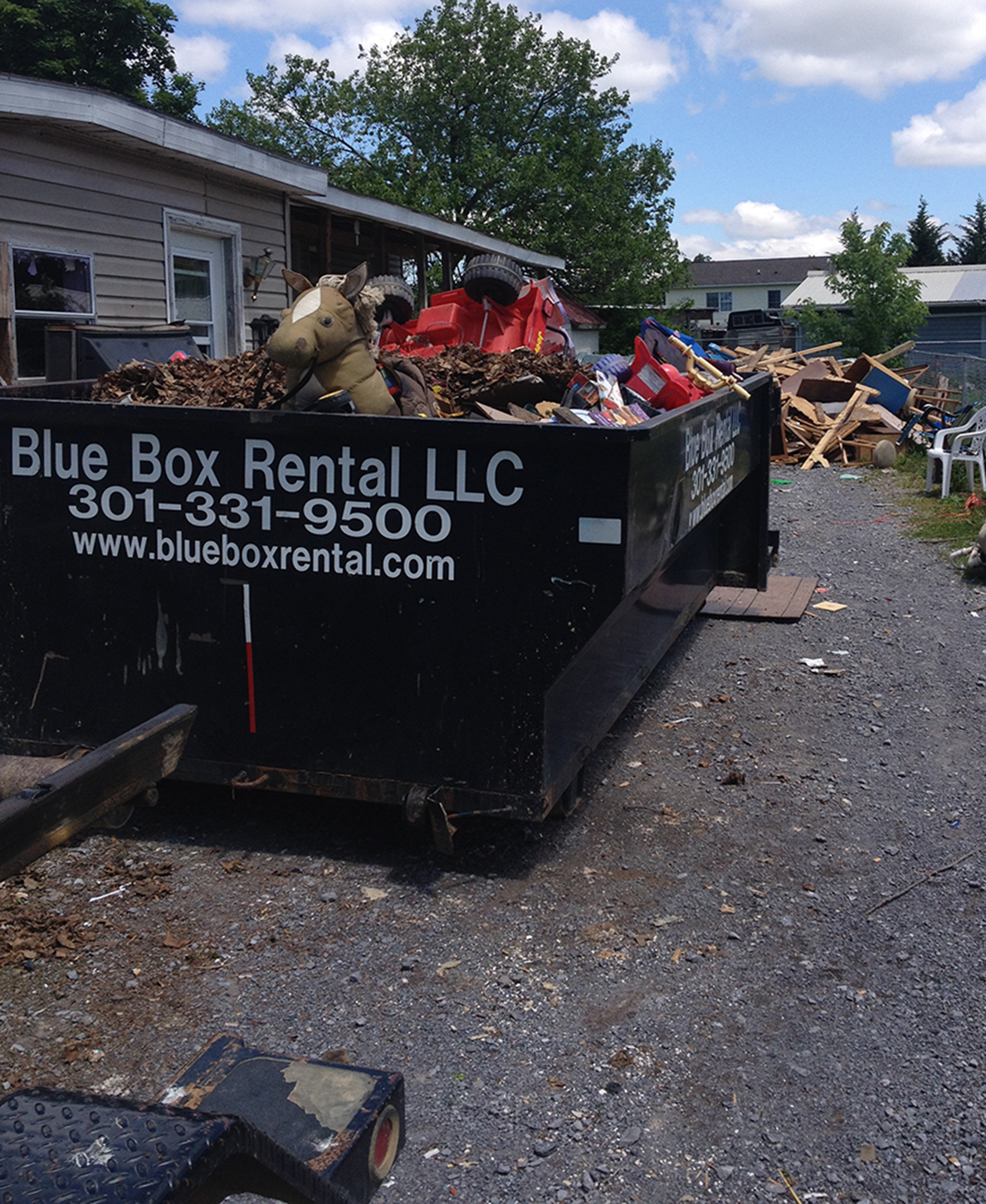 Dumpster trash clean out Hagerstown