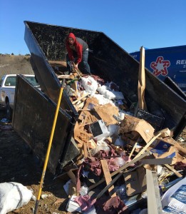 Dumpster at Washington County Landfill