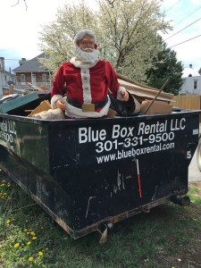 Hagerstown Dumpster Rental Company finds Santa in rental dumpster