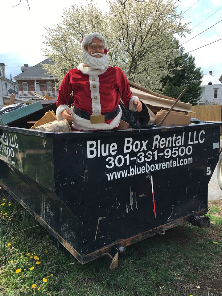 Santa Takes a Ride to Landfill in Rented Dumpster