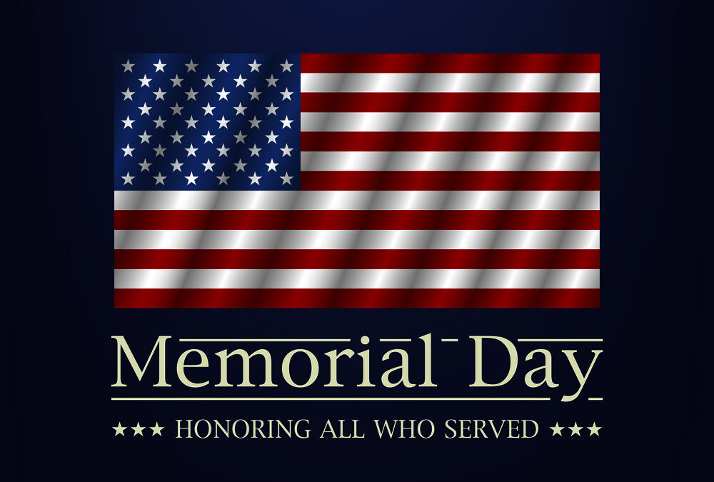 Happy Memorial day from BlueBox Rental dumpster company in Hagerstown, MD