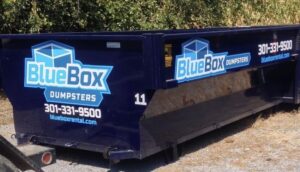 Rental dumpster from BlueBox in Hagerstown, MD