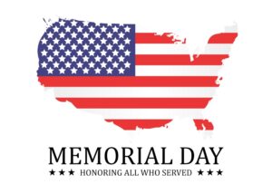 Memorial Day with BlueBox Rental dumpster company of Clear Spring, MD